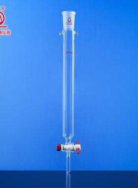 小玻璃层析柱四氟活塞无砂芯磨口色谱柱直径17/22/26/30mmLH-265