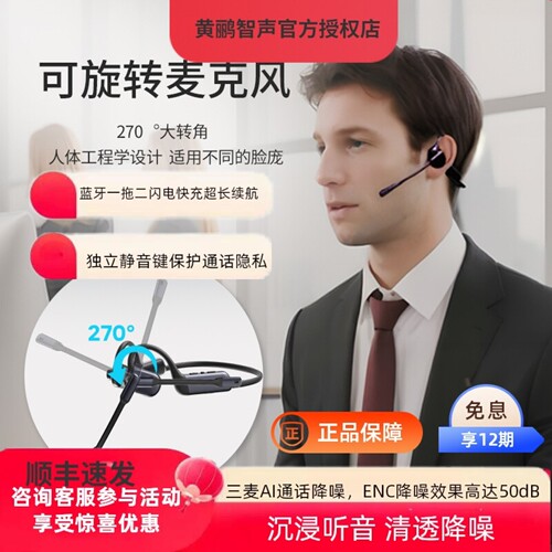 黄鹂智声P200bPro降噪蓝牙耳机