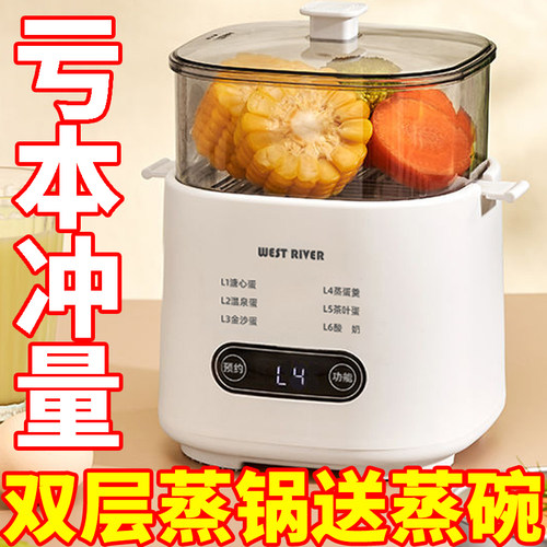 德国2025新款煮蛋器家用宿舍小型多功能煮鸡蛋神器定时预约蒸蛋器