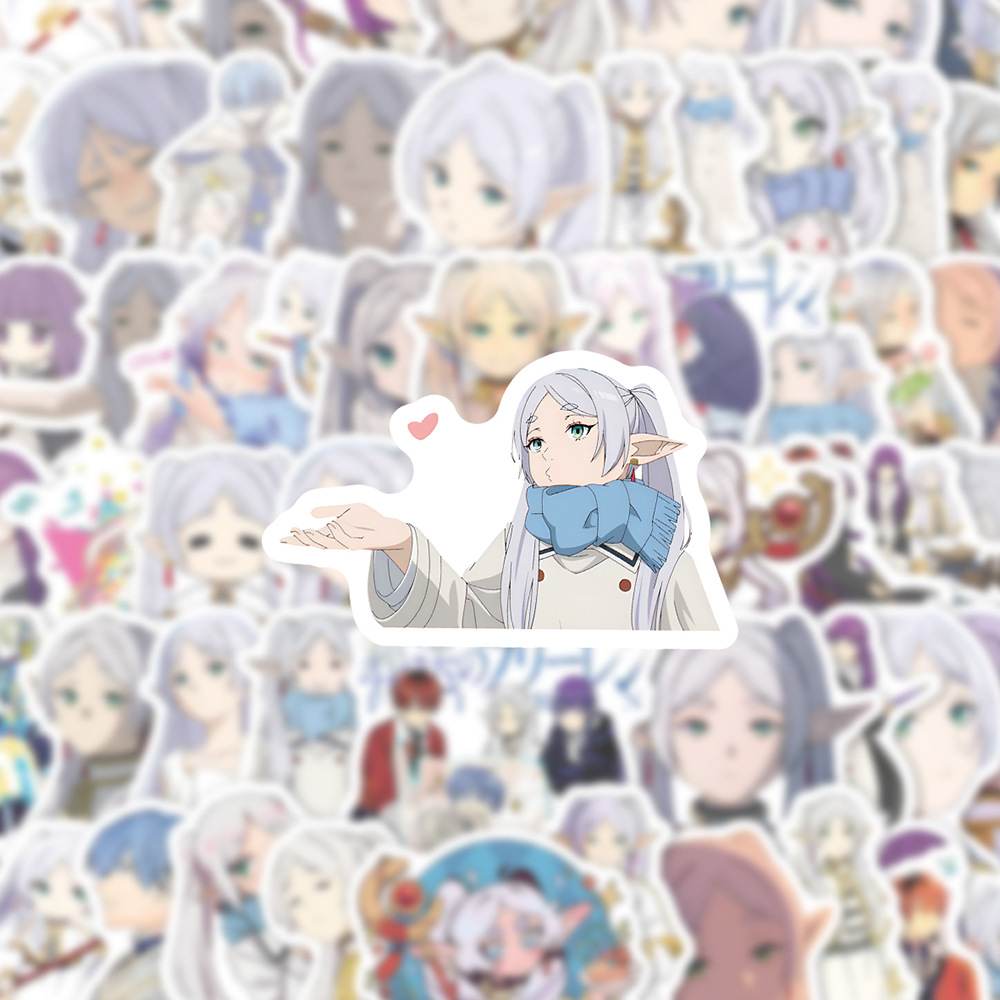 50张葬送的芙莉莲贴纸装电脑手账