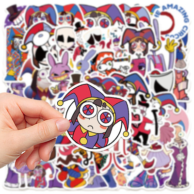 神奇数字马戏团贴纸旅行箱电脑