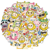 50张新款 蛋仔派对可爱卡表情包贴纸电脑手机壳头盔儿童游戏贴画