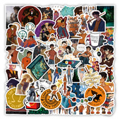 50张波西杰克逊贴纸手机壳水杯行李箱电脑儿童贴画 Percy Jackson