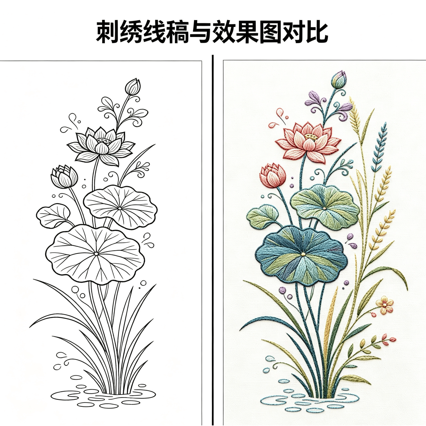 花环刺绣线稿转印纸绣花稳定剂