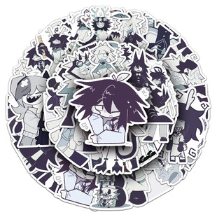 50张 Fundamental Paper Education 行为基础贴纸手机电脑行李箱