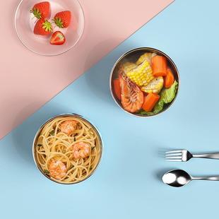 316儿童碗食品级不锈钢家用双层隔热饭碗汤碗防摔防烫卡通图案碗