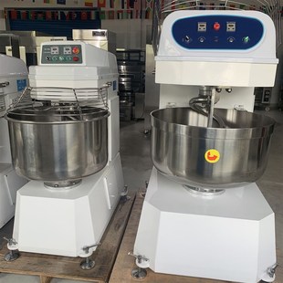 两包粉和面机立式 商用100斤揉h面机大型 120升自动面团机可反转