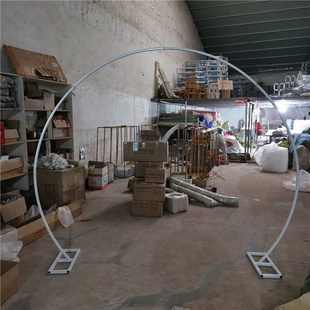 饰用品 外贸婚礼拱门圆形花门E圆环路引摆件装