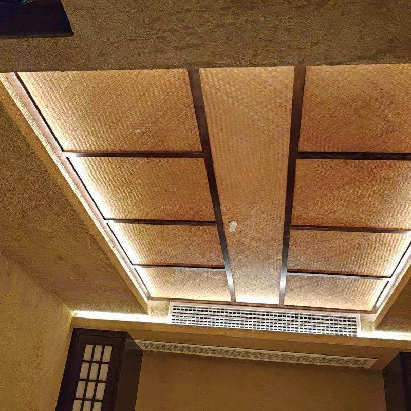 定制高档竹编手工竹席酒店民宿会所顶面墙面装修材料屏风隔断装饰,床上用品,竹席,淘宝优惠券,粉丝福利购,淘宝优惠卷