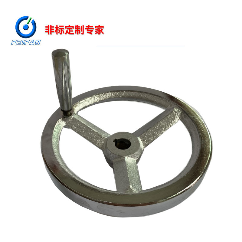 重型铸铁手轮JB/T7273.3-94铁手轮25*320镀铬铁圆轮手轮 镀铬手轮