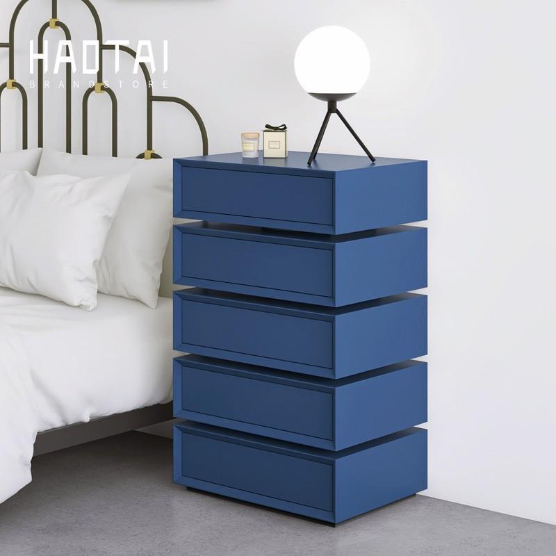 意式极简旋转斗柜5斗4斗设计师轻奢现代卧室烤漆斗柜客厅储物柜子