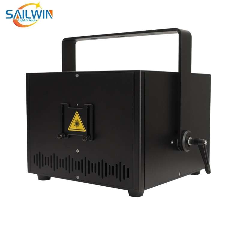 RGB 10W FullColor ILDA DMX Animation Scanner Dj Laser Light