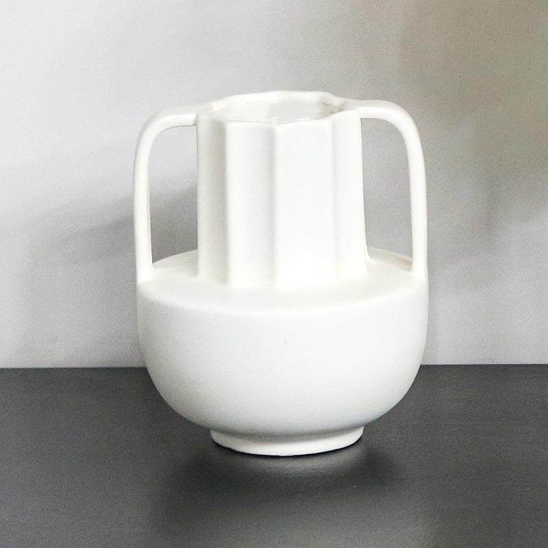 欧式复古双耳花器抽象花瓶家居客厅电视柜设计师款桌面装饰品摆件,电子元器件市场,其它元器件,淘宝优惠券,粉丝福利购,淘宝优惠卷