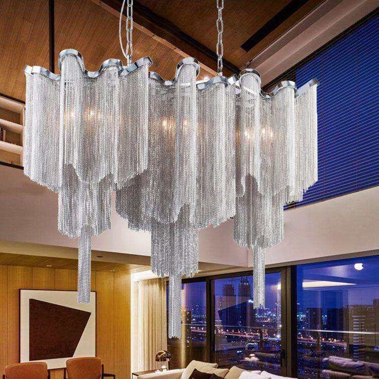 现代轻奢设计师吊灯酒店前吧台商铺用别墅餐厅复古大气长流苏吊灯,电子元器件市场,其它元器件,淘宝优惠券,粉丝福利购,淘宝优惠卷