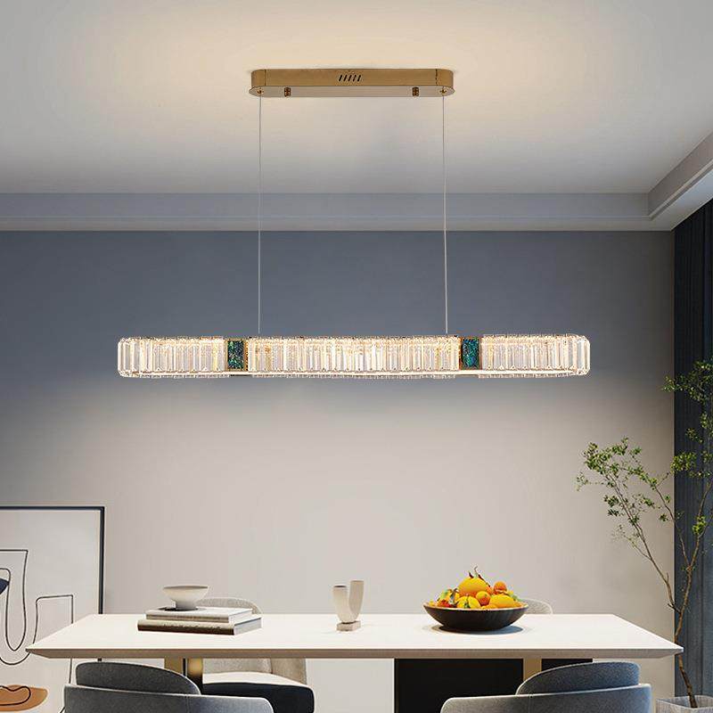 轻奢餐厅吊灯长方形水晶后现代简约长条创意过道走廊2023新款灯具,3C数码配件,USB灯,淘宝优惠券,粉丝福利购,淘宝优惠卷