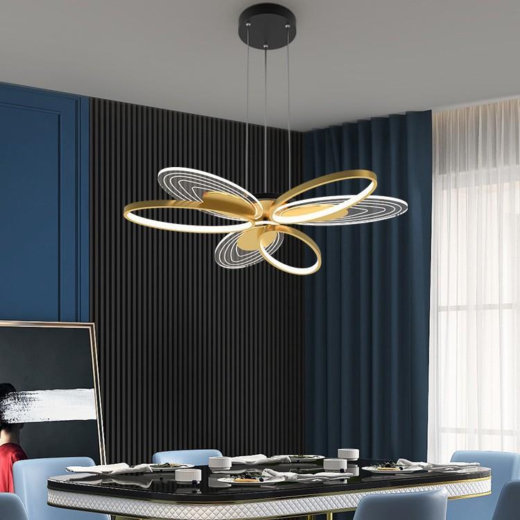 餐厅灯吊灯轻奢现代简约饭厅餐桌灯北欧创意设计感吊灯2024年新款