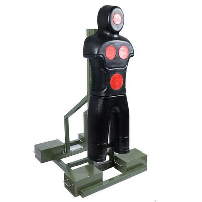 刺杀人型靶训练器材便携式移动人形靶总部大纲固定拼刺人型桩升降
