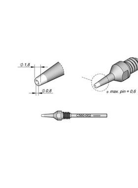 西班牙 JBC C560002 吸锡嘴Ø0,8 HT C560-002