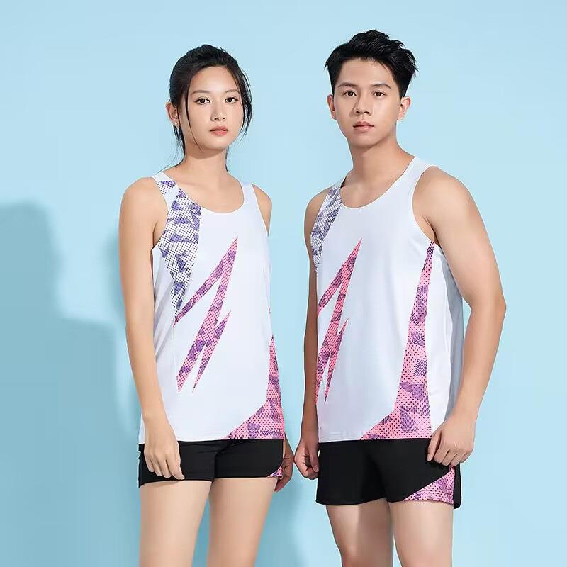 团购夏学校体育比赛田径训练服健身运动服田径服套装男女学生