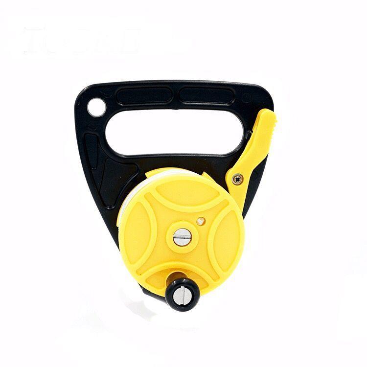 潜水把手线轮46米塑料绕线轴洞穴牵引绳技术潜水配件