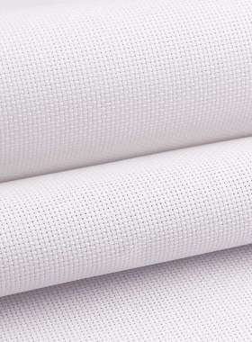 十字绣布14CT小格白色纯棉十字绣布DIY色织刺绣刺绣布手工