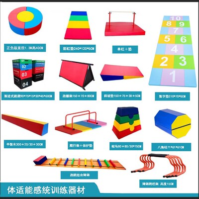 体适能感统训练器材全套障碍跑跳感统教J具 少儿感觉统合训练器材
