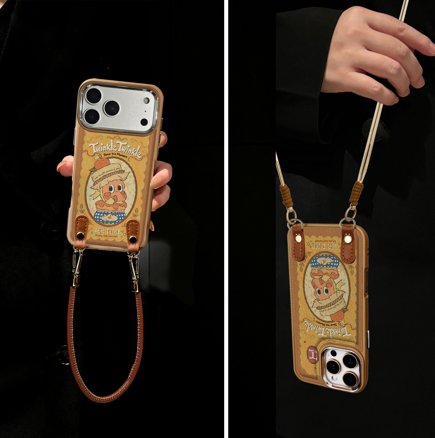 小红书爆款可爱星星人挂绳手机壳