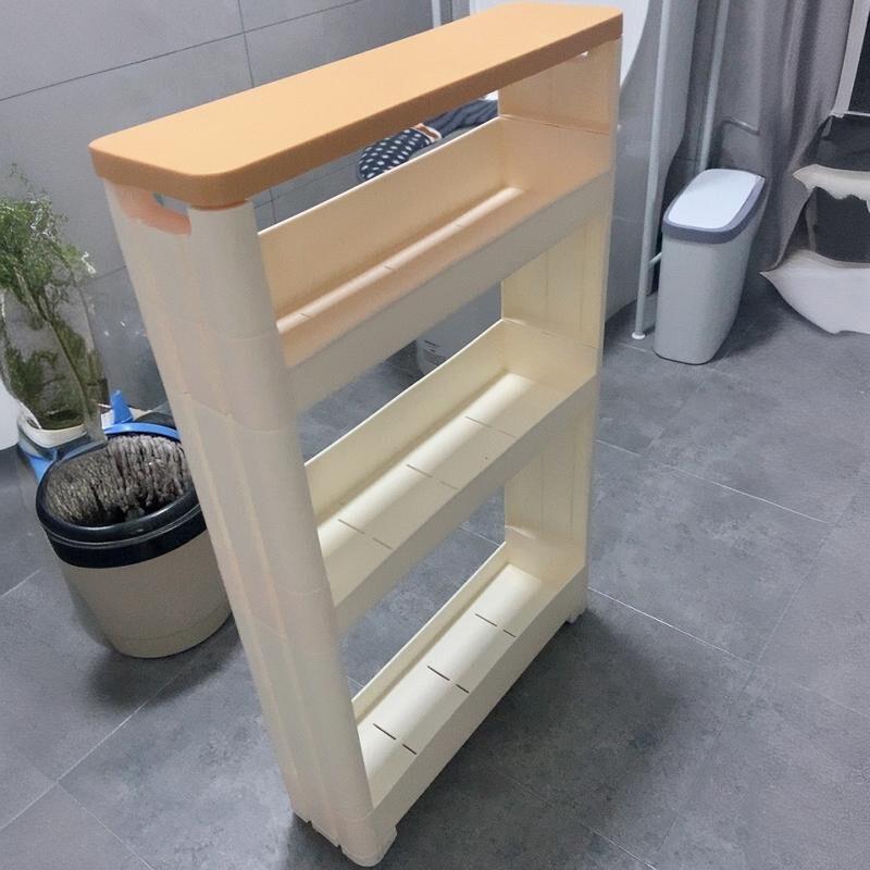 门后置物架浴室卫生间夹缝超薄极窄收纳架缝隙柜家用落地带轮窄柜