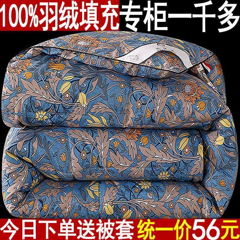 正品羽绒被95白鹅绒被子冬被加厚保暖冬季鸭绒被棉被春秋被芯双人,床上用品,羽绒/羽毛被,淘宝优惠券,粉丝福利购,淘宝优惠卷