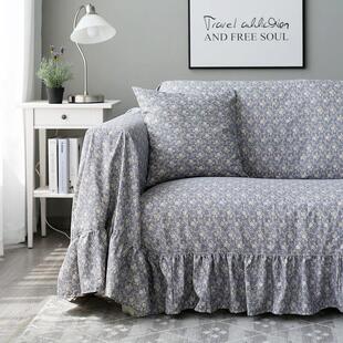 ins四季沙发盖巾棉麻网红沙发垫靠背巾罩套垫子坐垫布艺全盖盖布