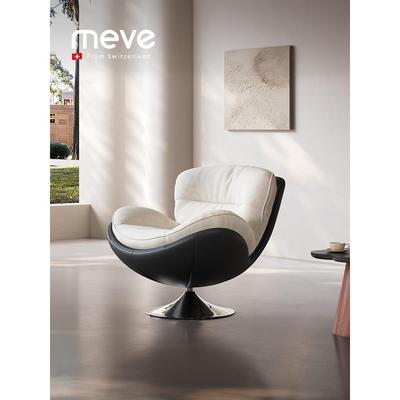 Meve意大利无障碍豪华休闲转椅阳台设计师客厅沙发椅现代简单斯堪