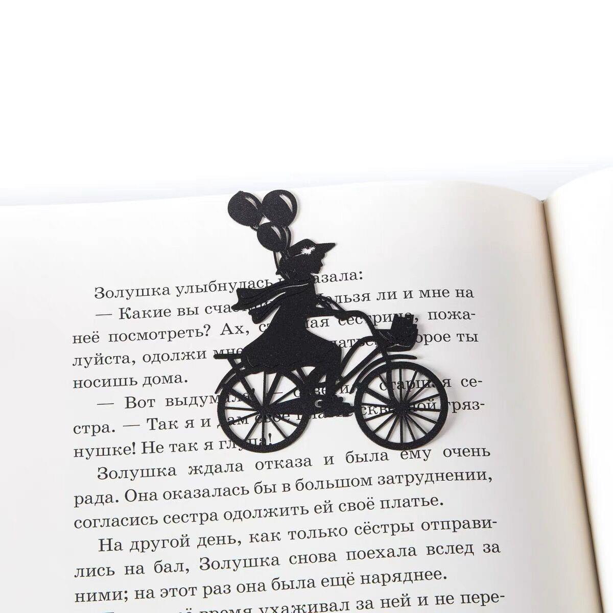 乌克兰Dmitriy高端精致快乐女孩文学金属创意书签简单的灵感礼物