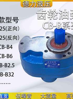 齿轮泵CB-B2.5/B4/B6/B10/B16/B20/B25/B32/B40正反油泵液压