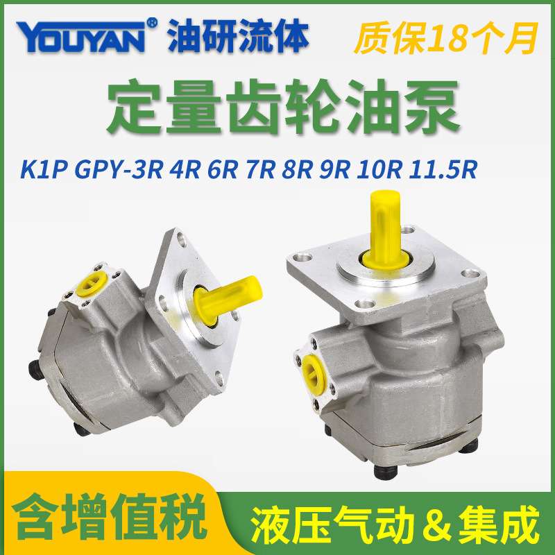 GPY-3R高压齿轮泵4R 5.8R 7R 8R 9R 10R 12R液压K1P1R11A油泵2R
