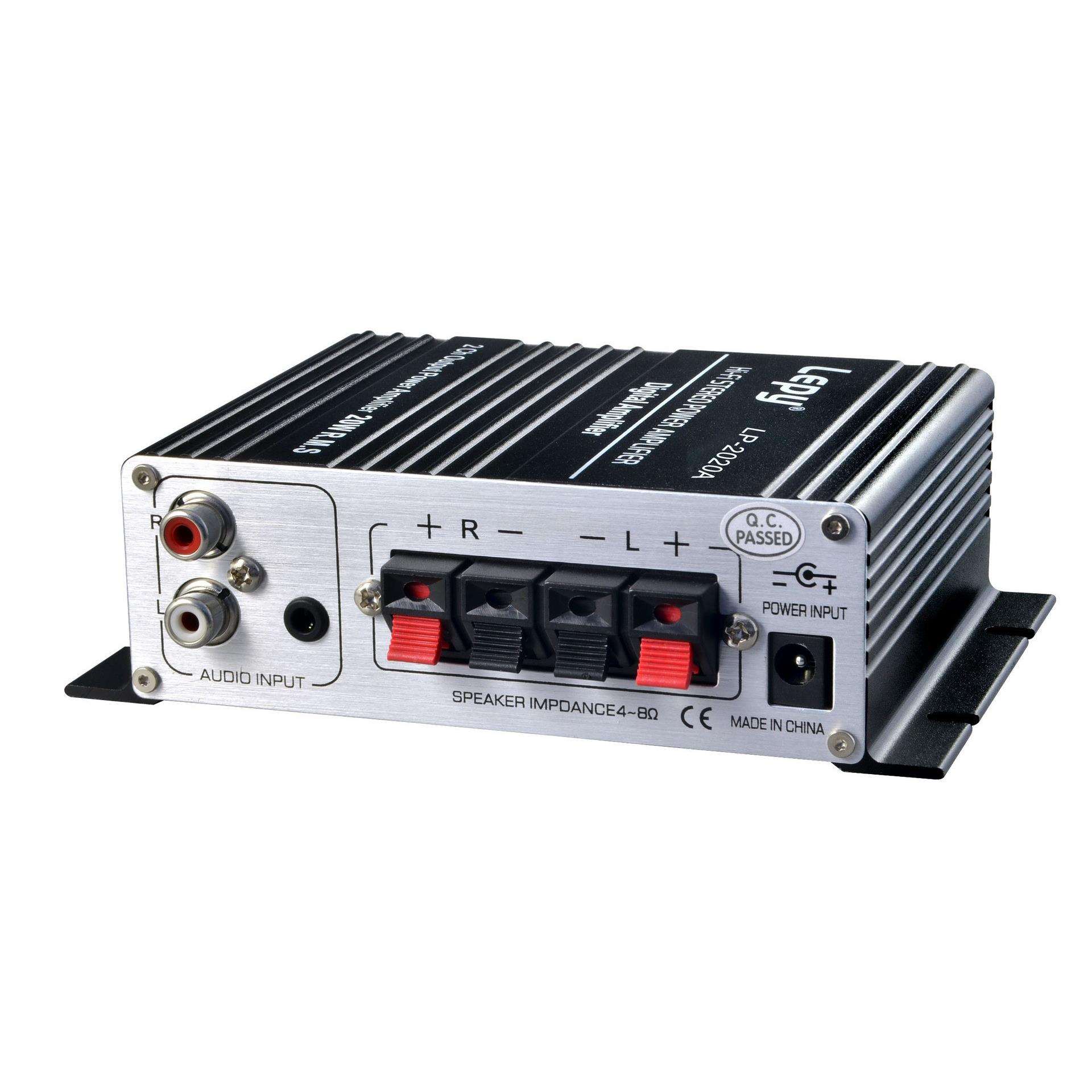12V小功放2.0双声道立体声家用音箱迷你功放带保护 LP-2020A