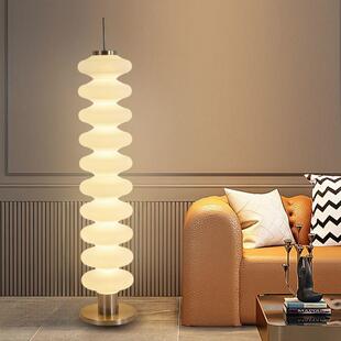 意大利设计风格客厅葫芦落地灯奶油风沙发边氛围灯卧室落地式台灯