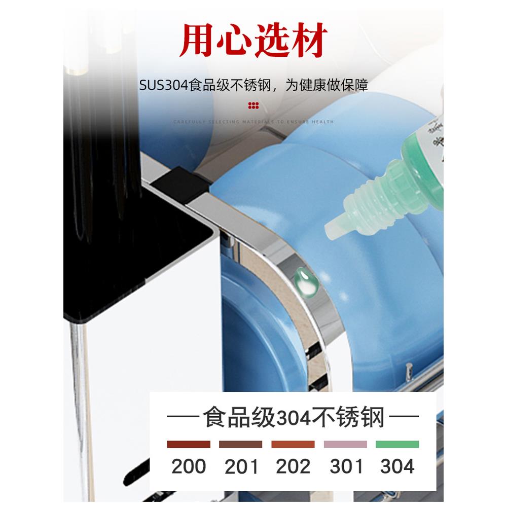 A10L厨房沥水碗柜放碗架装碗碟碗盘餐具家用小型置物架碗筷收纳盒