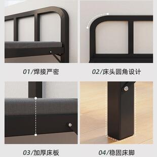 叠床折租单叠EXK人床成人简易午睡铁床家用便携办公室宿折舍出屋