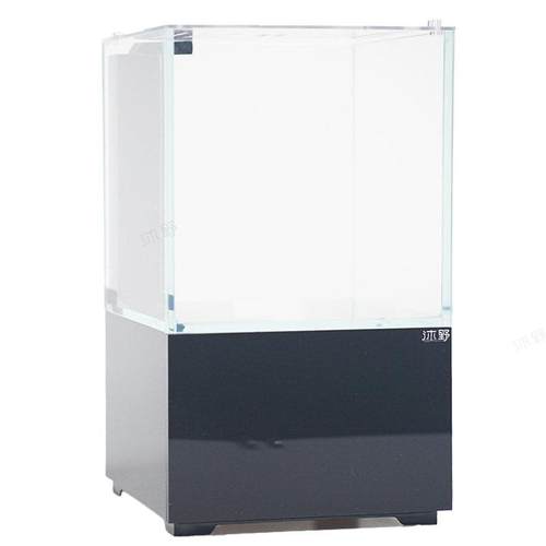 沐野澜16方缸底滤迷你小鱼缸小型桌面超白海水玻璃缸水族箱生态缸