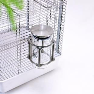 鸿宇鹦鹉不锈钢打水壶鸟笼郊游饮水器宠物鸟饮水器