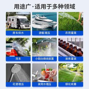 电动直流12v24v抽水泵房车浇菜神器浇水机农田自吸隔膜泵增压专用
