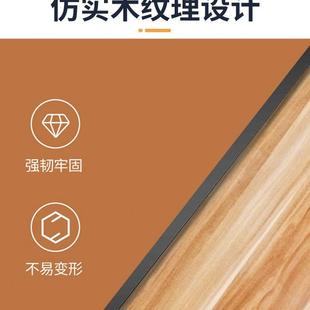 仿木纹碳钢围栏置物架厨房落地收纳多功能橱柜多层家用储物架 新款