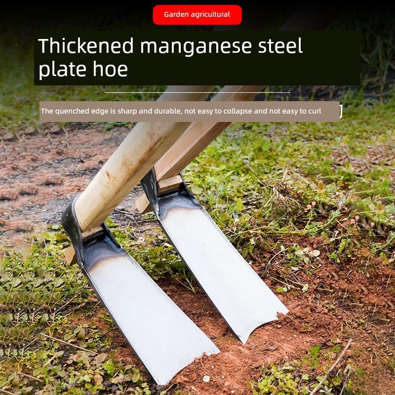 锄头种菜家用挖地多功能老式锰钢农用工具大全刨土锄地挖笋神器