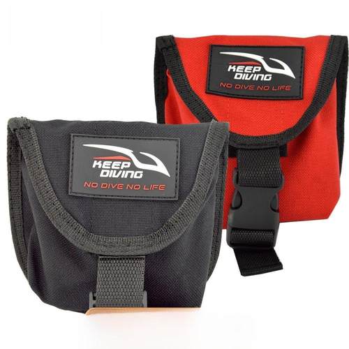 2KG口袋式潜水配重袋铅块包背飞侧挂负重腰带绑瓶带5MM织带适用