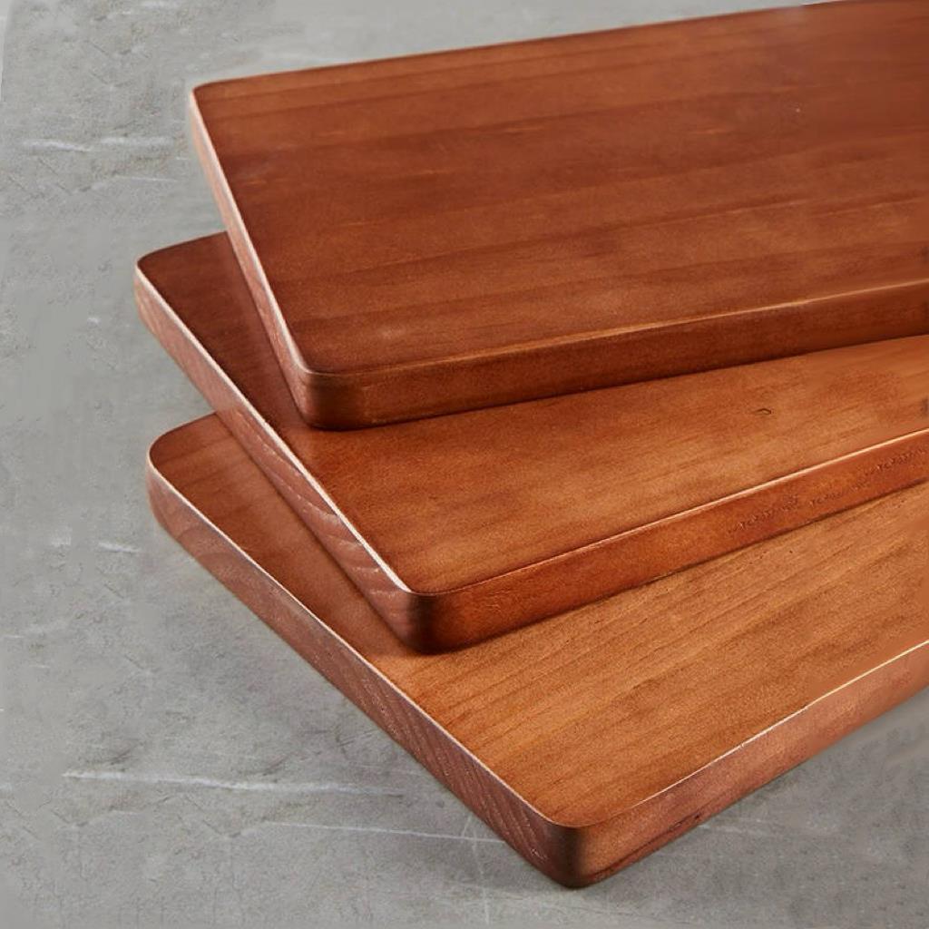 定制实木板桌面板松木板餐桌办公桌吧台板隔板一字板电脑桌异形