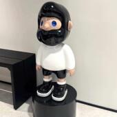 网红Farmer bob存钱罐卡通客厅落地大摆件高端现代简约装 饰品送礼