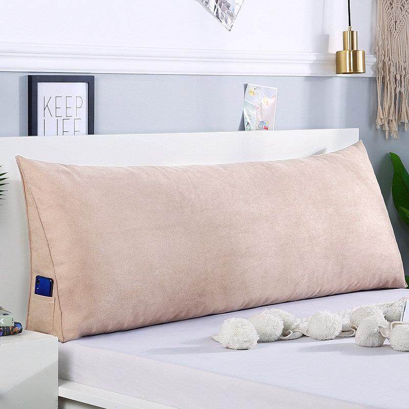 三角床头靠垫大靠背靠枕软包榻榻米卧室床上简约可拆洗沙发护腰靠