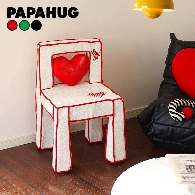 爱心漫画椅子单椅卧室椅单人椅沙发椅餐椅化妆椅单人沙发,住宅家具,沙发椅,淘宝优惠券,粉丝福利购,淘宝优惠卷