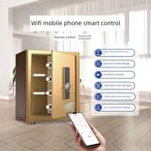 45cm单门办公指纹密码 飞盾保险柜家用小型30 衣柜防盗保险箱