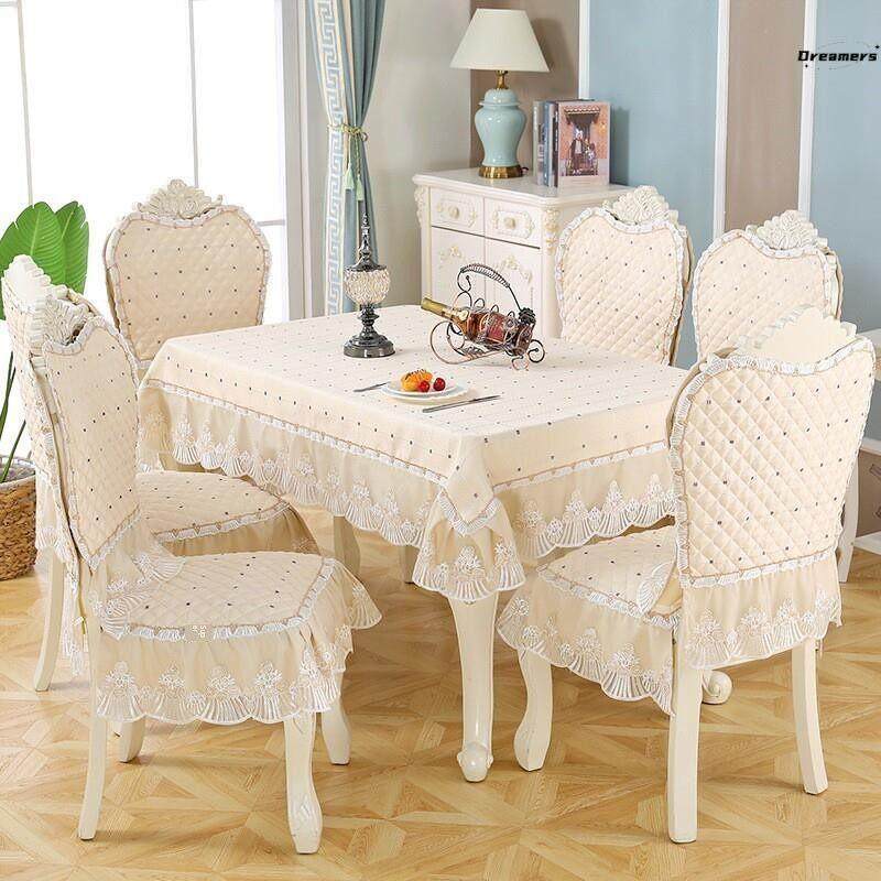 桌椅套罩椅套轻奢高级感欧式餐桌桌布套装布艺冬季家用桌套罩厂家